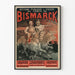 Vintage plakat: Offentlig og privat historie om greve Bismarck