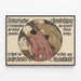 Vintage plakat for historisk udstilling af kunsthåndværk - Basel 1912 — indrammet kunstværk på væggen