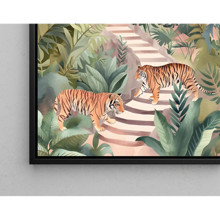 Plakat Tigres og Tempel