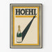 Vintage plakat Champagnes Hoehl - Retro vægdekoration