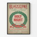 Vintage plakat Holy Night - Blackstone Teater, julemusicalforestilling