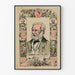Plakat til ære for Victor Hugo - Vintage litterær vægdekoration
