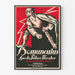 Vintage plakat Homunculus Specks Palace Theater Kaspar Escher Haus