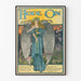 Vintage plakat Hope On med engel og lys