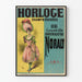 Vintage plakat Horloge Champs-Élysées Sommerkoncert Noraly