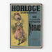 Vintage plakat Horloge Champs-Élysées Sommerkoncert Noraly