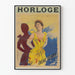 Vintage plakat af Irène Henry ur til elegant vægdekoration