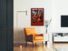 Vintage plakat Hestesans med guitar og ridestol