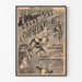 Gammel plakat af Grand Bal Hôtel Continental 1890