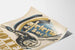 Vintage plakat Hotel Restaurant Amsterdam Kleine Gartmanplantsoen