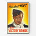 Vintage plakat Køb Victory Bonds - Retro vægdekoration