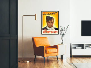 Vintage plakat Køb Victory Bonds - Retro vægdekoration