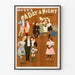 Vintage plakat A Day and a Night - Teater vægdekoration