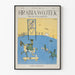 Vintage satirisk tysk plakat Marsz Pogrzebowy 1906