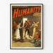 Vintage plakat Humanity - Den nyeste engelske succes
