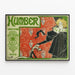 Vintage Humber plakat til vægdekoration i parisisk stil — indrammet kunstværk på væggen