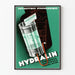 Vintage plakat af Hydralin antiseptisk gynækologisk til vægdekoration