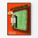 Vintage Hydralin plakat til medicinsk vægdekoration