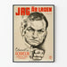 Vintageplakat I Am The Law - Dekorativ plakat i retrostil