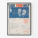 Vintage plakat af Nixon Agnew politisk kampagne 1968