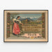 Vintage plakat for Berns industri- og håndværksudstilling i Thun 1899 — indrammet kunstværk på væggen