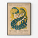 Art Deco plakat med stiliseret fugl til kunstudstilling 1911
