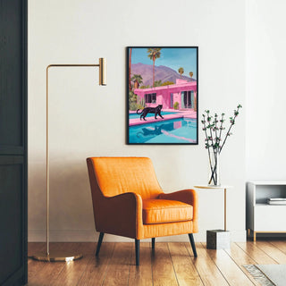 Sort Panter-tavle og Villa Rose - Moderne Flugt