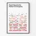 Plakat IBM Lige Muligheder Mønster for Fremskridt