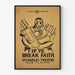 Vintage plakat fra Federal Teater i USA If Ye Break Faith