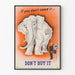 Dekorativ vintage plakat Elefant til salg - Artem Legrand