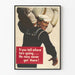 Vintage plakat af amerikansk flådesoldat - Retro vægdekoration