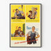 Vintage plakat Motivation Arbejde og Opsparing Krig