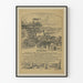 Vintage plakat 'Il faut Produire' - Fabriks- og transportillustration