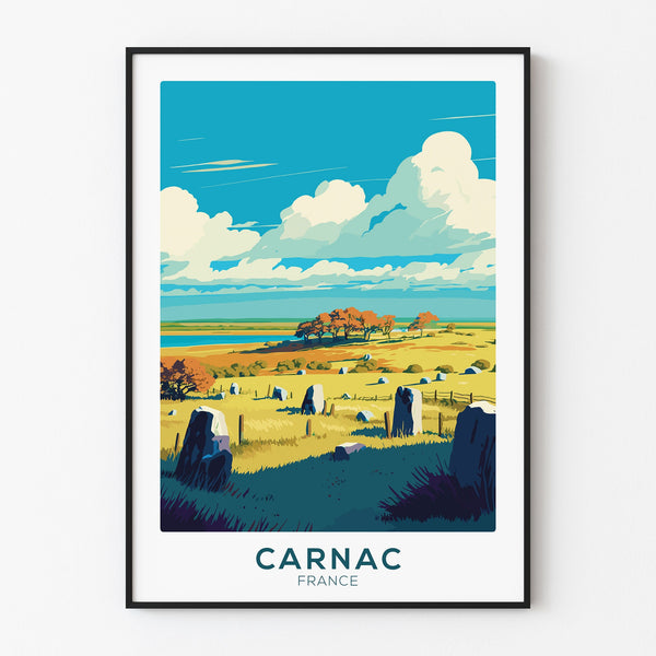 Rejseplakat - Carnac