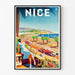 Promenaden des Anglais i Nice | Kunsttryk af historisk plakat