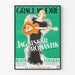 Vintage plakat « Jeg elsker romantik » - vægdekoration til filmrummet retro