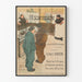 Vintage plakat af L'Escarmouche i Toulouse-Lautrec-stil