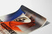 Vintage plakat De myrder indhyllet i vores flag