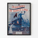 Vintage plakat 'I'm Glad I'm Back in Yankee Land' - Retro amerikansk vægdekoration