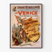 Vintage plakat romantisk spectacle Venedig Olympia
