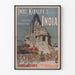Vintage plakat af Imre Kiralfys Indien - Eksotisk vægdekoration