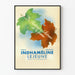 Vintage plakat Indhaméline Lejeune Sæsonblade