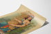 Vintage plakat fra Indiana Statsmesse 1886