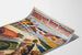 Vintage plakat af Indianapolis Motor Speedway bilrace