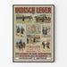 Vintage militærplakat Indisk Hær 1909 vægdekoration