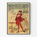 Vintage plakat Infernale Sorcellerie af Mlle Dicka