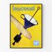 Vintage plakat Inosimesol til vægdekoration værksted og køkken