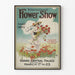 Vintage International Flower Show plakat – Blomsterdekoration vægkunst