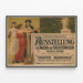 Plakat vintage Internationale udstilling Musik og Teater Wien 1892 — indrammet kunstværk på væggen
