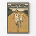 Vintage plakat af de Internationale Olympiske Lege Düsseldorf 1913